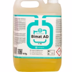 Detergent profesional pentru mașina de spălat vase Bimat AD, soluție alcalină pentru degresarea vaselor, curățare farfurii, pahare și tăvi, pentru restaurante și bucătării profesionale, îndepărtare resturi alimentare și urme de grăsime