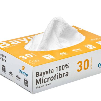 lavete microfibra Newmop, cutie 30 bucăți, lavete profesionale pentru șters praf și mobilă, lavete super absorbante, microfibră premium pentru curățenie