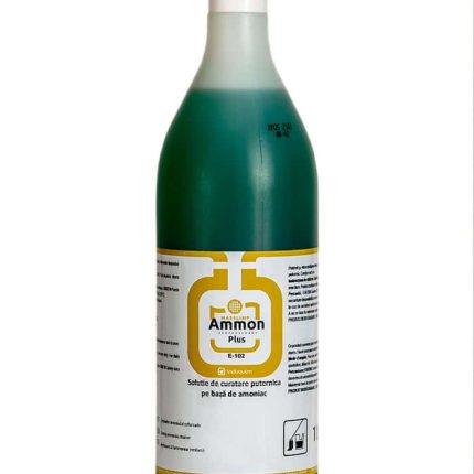 Ammon Plus 1L, soluție de curățare cu amoniac pentru gresie, faianță, sticlă și suprafețe lavabile