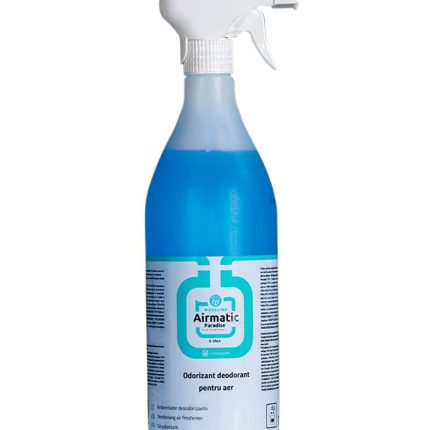 spray odorizant profesional Paradise Airmatic cu parfum proaspăt și floral pentru spații profesionale și locuințe