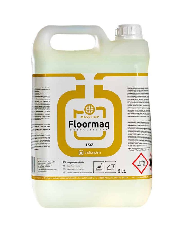 detergent pardoseli pentru mașini automate FLOORMAQ fără spumă, soluție profesională concentrată pentru curățarea industrială