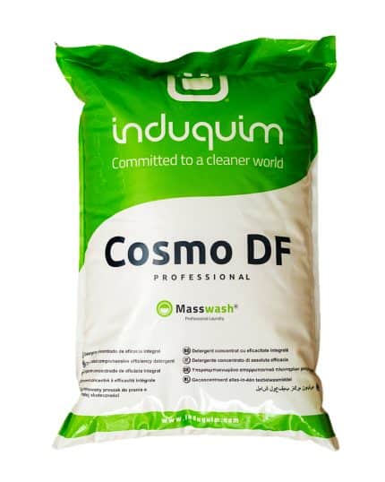 detergent rufe profesional pudră COSMO DF cu oxigen activ pentru spălătorii profesionale și rufe albe și colorate