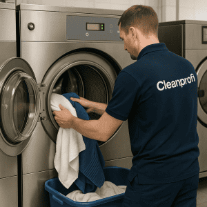 Detergenți rufe profesionali cu oxigen activ și înălbitor CleanProfi