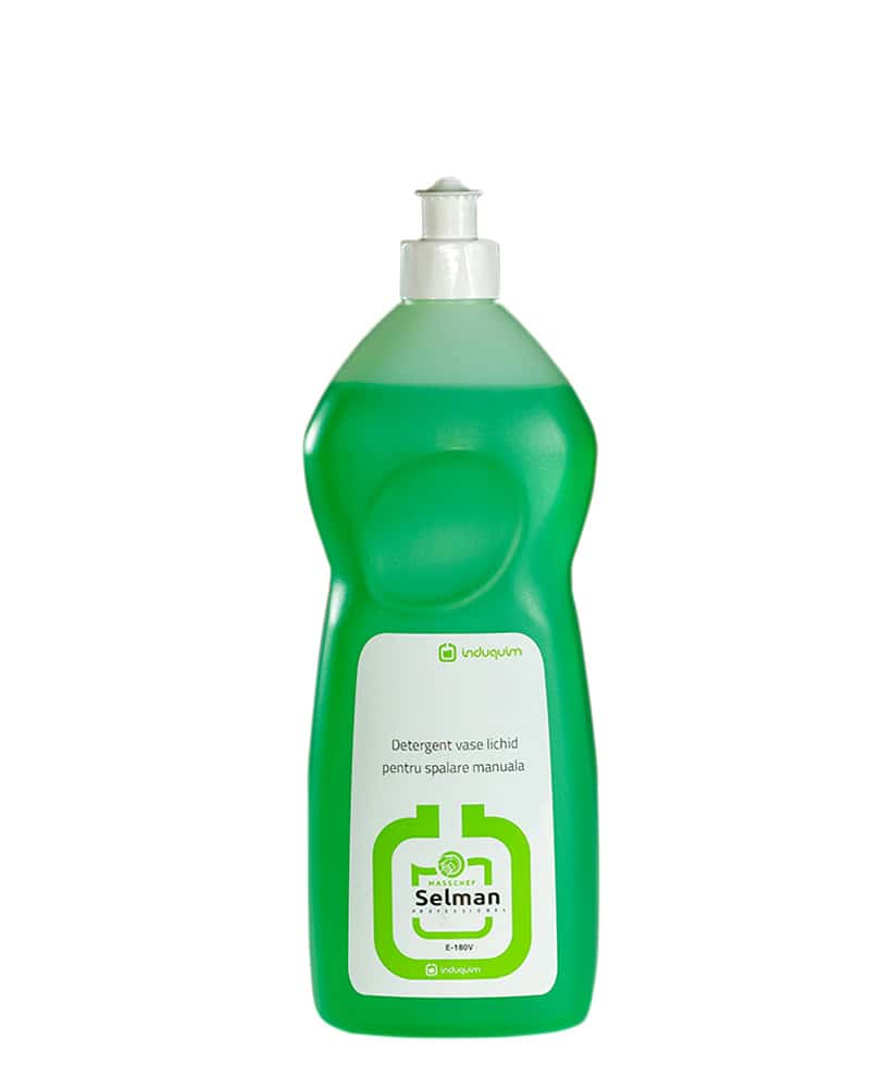 Detergent pentru vase profesional manual – E-180V Selman Detergent pentru vase profesional manual E-180V Selman cu pH neutru și parfum de lămâie