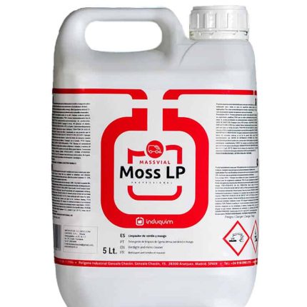 Soluție profesională îndepărtare mușchi alge mucegai – MOSS LP detergent concentrat pentru curățarea suprafețelor exterioare