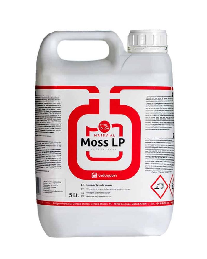 Soluție profesională îndepărtare mușchi alge mucegai – MOSS LP detergent concentrat pentru curățarea suprafețelor exterioare