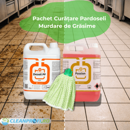 Pachet Curățare Pardoseli Murdare de Grăsime