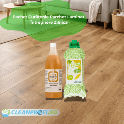 pachet curățenie parchet laminat Wood TR mop CleanProfi