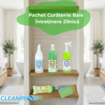 pachet curățenie baie întreținere zilnică CleanProfi