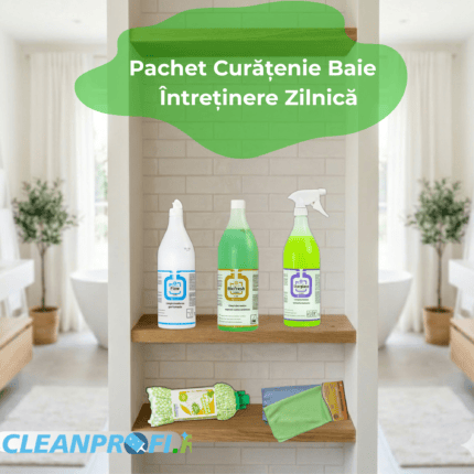 pachet curățenie baie întreținere zilnică CleanProfi
