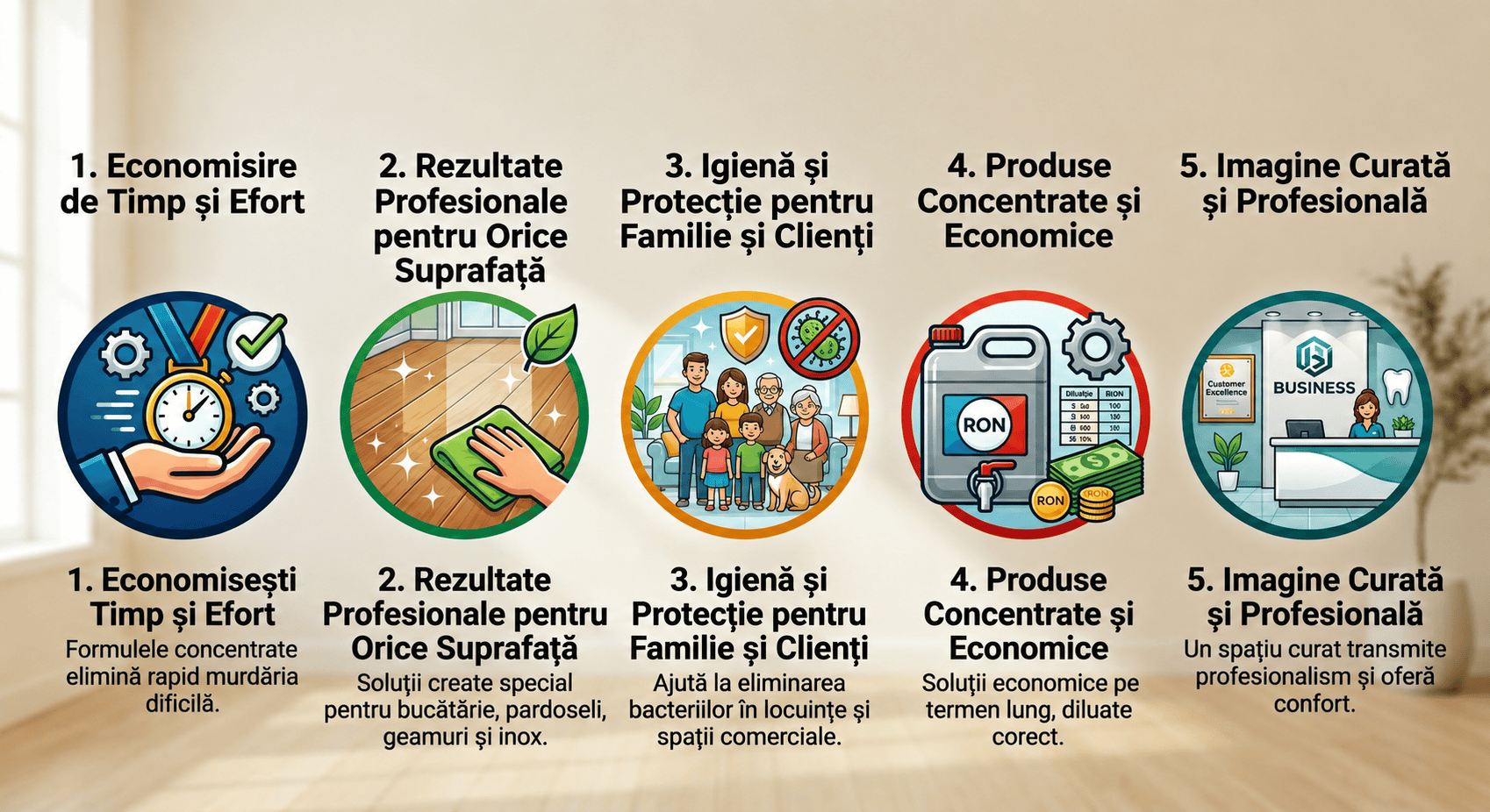 Soluții profesionale de curățenie pentru locuință și afaceri – beneficii și rezultate profesionale