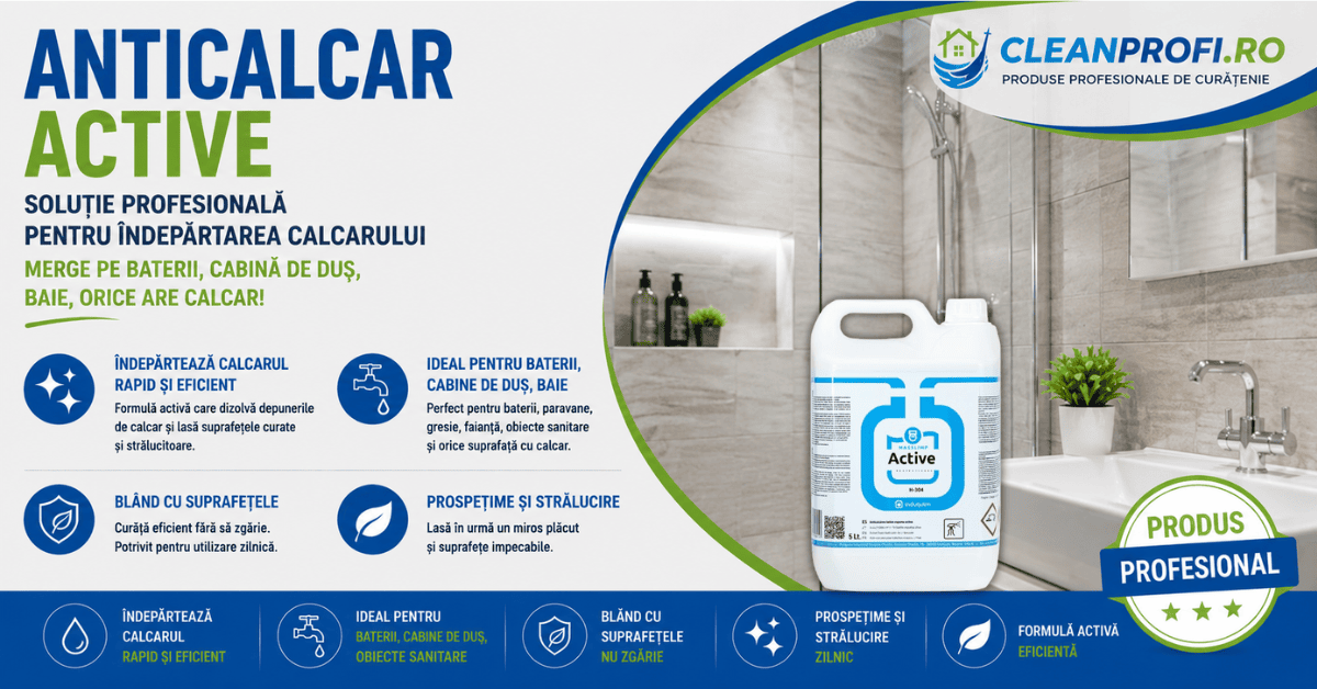 solutie anticalcar profesionala Active CleanProfi