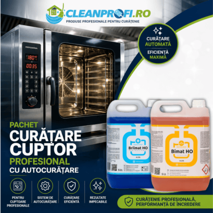 Curățare cuptor profesional cu autocurățare Bimat HO și Brilmat HO